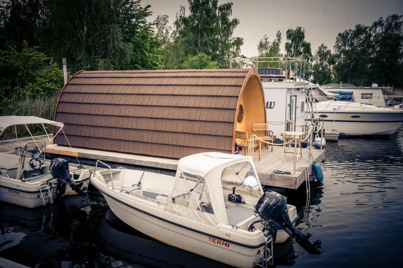 Schwimmpod An Der Peene Anklam Exterior foto